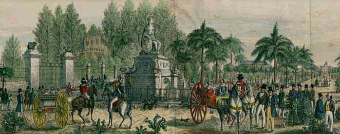 La Fuente de la India o de la Noble Habana en 1853