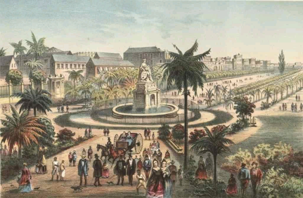 Fuente de la India en 1839