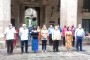 Presidencia en el Acto entrega de Bandera Proeza Laboral (Mediano)