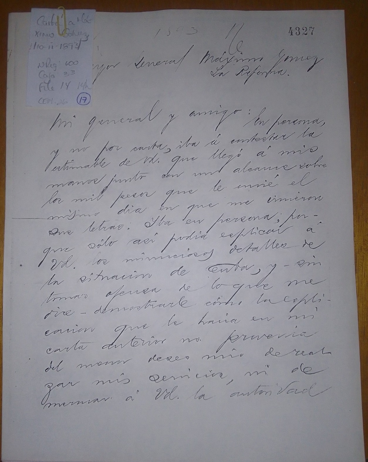 carta Martí