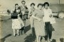 María Benítez y Juana Zurbarándurante el Decimotercer Congreso Nacional de Historia, celebrado en la ciudad de Matanzas en 1960